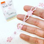 Washi Tape BRW Flower Fita Adesiva Flores Vazada 3 Metros