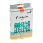 Calculadora Média BRW Tom Pastel - Rosa e Verde