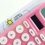 Calculadora Média BRW Tom Pastel - Rosa e Verde