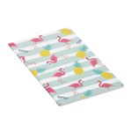 Caderneta Fofa Coração Flores Flamingo Black BRW Pautada Brochura A6 - 40 Folhas