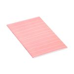 Caderneta Fofa Coração Flores Flamingo Black BRW Pautada Brochura A6 - 40 Folhas