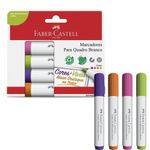 Marcador Quadro Branco Faber Castell Colorido - Kit ou unidade