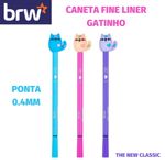 Caneta Fine Liner BRW Ultra Fina Fofa Gatinho 0.4mm