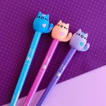 Caneta Fine Liner BRW Ultra Fina Fofa Gatinho 0.4mm