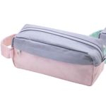 Estojo Nécessaire BRW Tom Pastel - Lilás Verde Rosa
