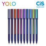 Caneta Cis Yolo Ponta Fina 0.7mm - Coloridas