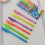 Kit Caneta Gel Cis Trigel Cores Fashion Metálicas Pastel Neon 1.0mm ou 0.8mm