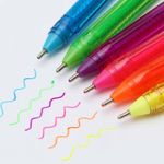Kit Caneta Gel Cis Trigel Cores Fashion Metálicas Pastel Neon 1.0mm ou 0.8mm