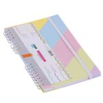 Planner BRW Capa Flexível + Smart Notes Enjoy Tom Pastel