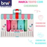 Mini Marca Texto com Cheirinho Tom Pastel Tutti Frutti BRW