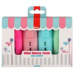 Mini Marca Texto com Cheirinho Tom Pastel Tutti Frutti BRW
