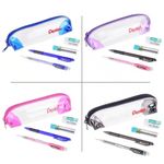 Kit Pentel Pen Case - Estojo + Lapiseira + Grafite + Borracha + Caneta