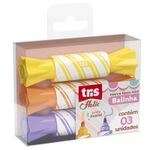Kit Marca Texto Tris Holic Balinha Ponta Dupla Fofo