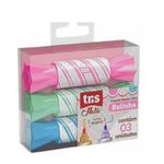 Kit Marca Texto Tris Holic Balinha Ponta Dupla Fofo
