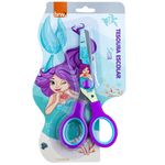 Tesoura Escolar BRW Aço 13cm - Raptor Sea Xtreme Magic - Dinossauro, Sereia, Carro ou Unicórnio