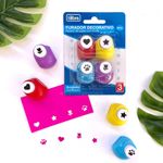 Mini Perfurador de Papel  Decorativo Tilibra 9mm - Fllor, Coração, Estrela e Patinha