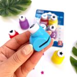 Mini Perfurador de Papel  Decorativo Tilibra 9mm - Fllor, Coração, Estrela e Patinha