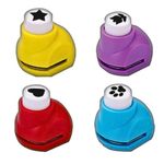 Mini Perfurador de Papel  Decorativo Tilibra 9mm - Fllor, Coração, Estrela e Patinha
