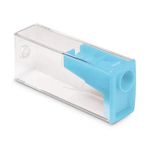 Apontador Faber Castell Tom Pastel Corpo Transparente - Lilás, Rosa, Verde, Azul