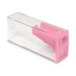 Apontador Faber Castell Tom Pastel Corpo Transparente - Lilás, Rosa, Verde, Azul