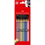 Kit Lápis de Cor Faber Castell - Neon, Pastel, Metálico - 10 Cores cada