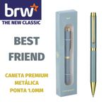 Caneta Presenteável BRW Metálica Premium - Poá, Coração, Pastel, Best Friend, Dreams