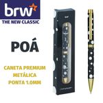 Caneta Presenteável BRW Metálica Premium - Poá, Coração, Pastel, Best Friend, Dreams