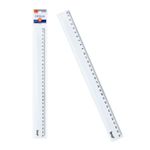 Régua BRW Transparente Cristal 30 cm ou 15cm