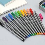 Kit Caneta Staedtler Triplus Fineliner 0.3mm - Tons Pastel, Neon e Cores Básicas