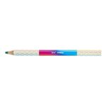 Lápis Rainbow Big BRW Arco-Íris Jumbo Sextavado - Tom Pastel e Neon