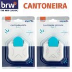 Perfurador de Papel 3 em 1 BRW - Canto Arredondado ou Reto - Cantoneira