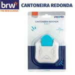 Perfurador de Papel 3 em 1 BRW - Canto Arredondado ou Reto - Cantoneira