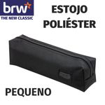 Estojo BRW Preto Poliéster - Médio Pequeno e Mini