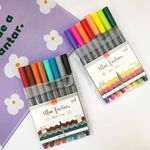 Kit Mini Caneta BRW Fine Liner Ponta Ultra Fina 0.4mm - 8 Cores