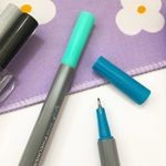 Kit Mini Caneta BRW Fine Liner Ponta Ultra Fina 0.4mm - 8 Cores