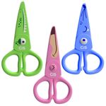Tesoura Escolar Cis Criatic 260 Segurança - Não Corta Pele, Cabelo ou Roupas