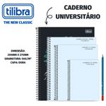 Caderno Universitário Capa Dura Tilibra Pepper Masculino - Surf Skate Game - 20, 12, 10 e 1 Matéria