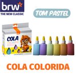 Cola Colorida BRW - Tom Pastel e Cores Básicas