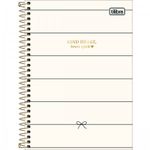 Caderno ou Caderneta Tilibra West Village 1/4 ou 1/8 Capa Dura - Black White Poá