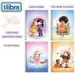 Caderno Universitário Capa Dura Tilibra Jolie Fofo - 10 Matérias