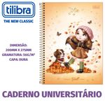 Caderno Universitário Capa Dura Tilibra Jolie Fofo - 10 Matérias