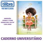Caderno Universitário Capa Dura Tilibra Jolie Fofo - 10 Matérias