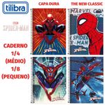 Caderno ou Caderneta Tilibra Homem Aranha Marvel 1/4 ou 1/8 Capa Dura - Spider Man