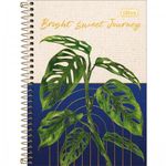 Caderno ou Caderneta Tilibra Naturalis 1/4 ou 1/8 Capa Dura - Flores Folhas Natureza