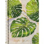 Caderno ou Caderneta Tilibra Naturalis 1/4 ou 1/8 Capa Dura - Flores Folhas Natureza