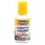 Corretivo Líquido Escolar Acrilex 18ml