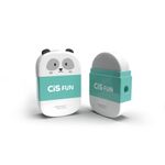 Apontador + Borracha Cis Fun Fofo - Panda, Porquinho, Cachorro e Koala