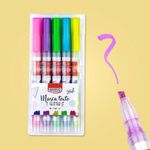 Kit Caneta Marca Texto com Glitter BRW