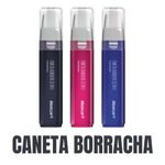 Caneta Borracha 3 em 1 Mercur - Azul, Rosa ou Preta