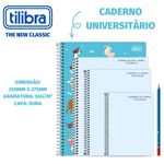 Caderno Universitário Capa Dura Tilibra Hug Me Fofo Gatinho Cachorro - 20, 16, 10 e 1 Matéria